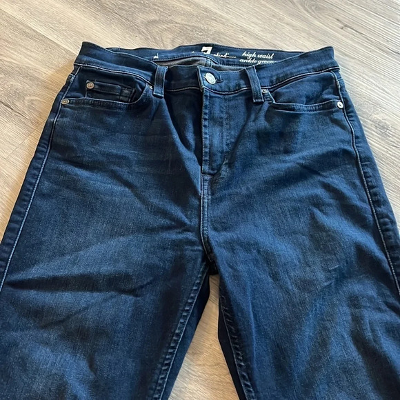 7 for  All Mankind Gwenevere high waisted jeans size 29 - Picture 4 of 12